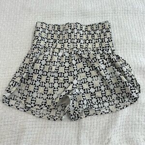 Free People Movement The Way Home Shorts Geometric Print High Rise M